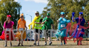 Walking into the Finish Chute